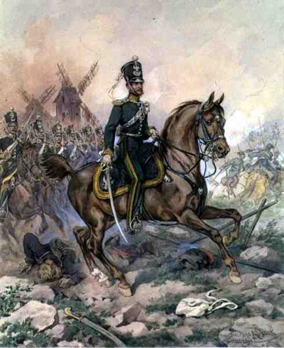 Episode aus dem Novemberaufstand 1830-31 - Kommandant des dritten Regiments der berittenen Füsiliere von Juliusz Fortunat Kossak