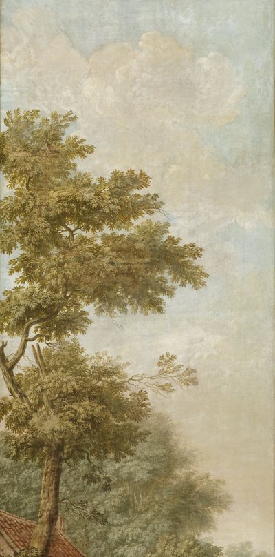 Drei Wandgemälde einer holländischen Landschaft von Jurriaan Andriessen (attributed to)