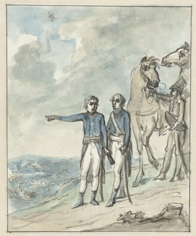 Die Generäle Napoleon und Berthier von Jurriaan Andriessen