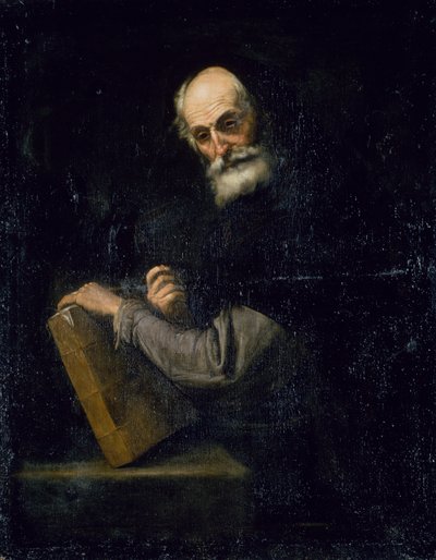Ein Philosoph, ca. 1640 von Jusepe de Ribera