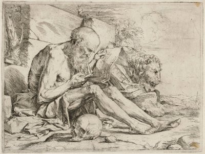 Der lesende heilige Hieronymus von Jusepe de Ribera
