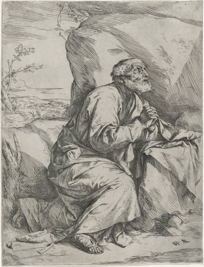 Der reuige Heilige Petrus, ca. 1621 von Jusepe de Ribera