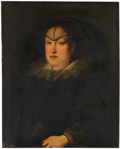 Porträt von Maria Magdalena von Österreich als Witwe von Justus Sustermans