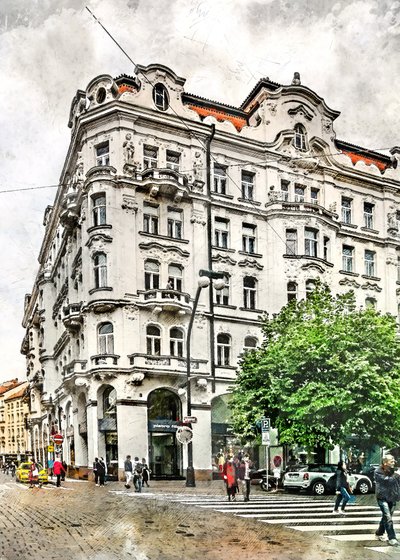Ornate Stadtecke von Justyna Jaszke