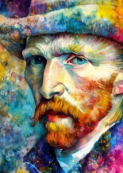 Vincent-Porträt von Justyna Jaszke