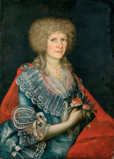 Faworski - Porträt von Teresa z Krosnowskich Garbowska 1789 von Jozef Faworski
