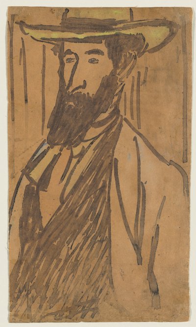 Porträt von Aristride Maillol von József Rippl Rónai
