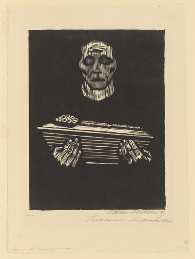 Blatt 3 der Folge „Proletariat“ von Käthe Kollwitz