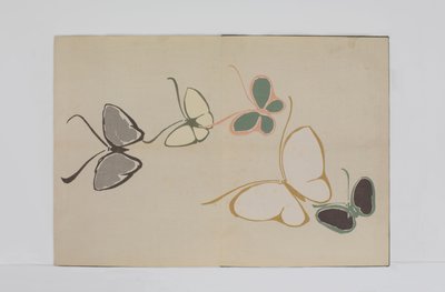 Chō senshu (Tausend Arten von Schmetterlingen), Band 2 von Kamisaka Sekka