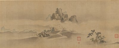 Landschaft Chinas: Acht Ansichten der Xiao- und Xiang-Flüsse, 17.-18. Jahrhundert von Kanô Yôboku Tsunenobu