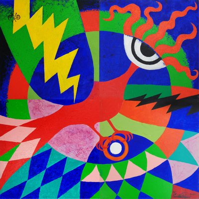 Dynamischer Geometrischer Vogel von Kanat Ibragimov