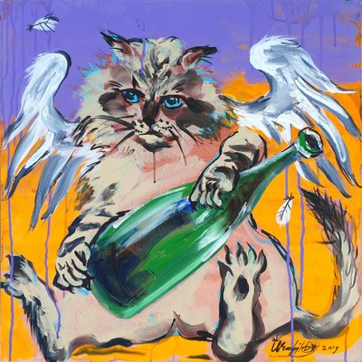 Party-Katzenengel von Kanat Ibragimov