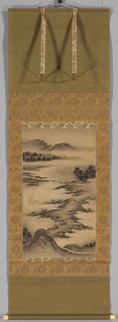 Jahreszeitliche Landschaften: Herbst, Mitte bis Ende 1500er von Kano Hideyori