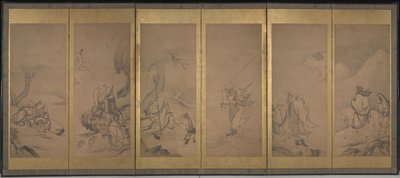 Buddhistische, daoistische und konfuzianische Patriarchen von Kano Sanraku