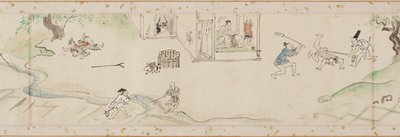 Wunder vollbracht vom Bodhisattva Jizo, Kopie eines Abschnitts einer Handrolle, Edo-Periode, 1627 von Kanō Tan’yū