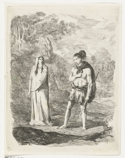 Drogene verspricht Angor die Hand von Olwene von Karel Frederik Bombled