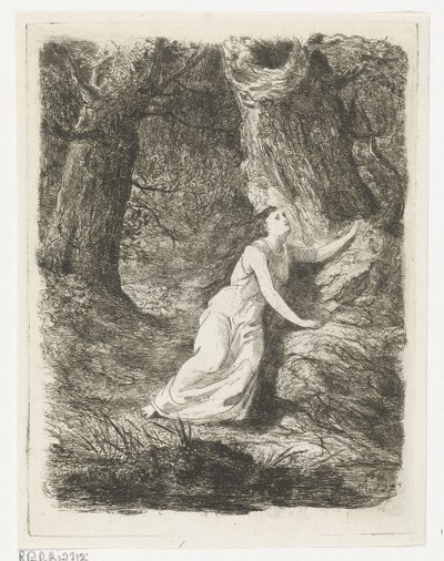 Olwene streift durch den Wald. Aeddon von Karel Frederik Bombled