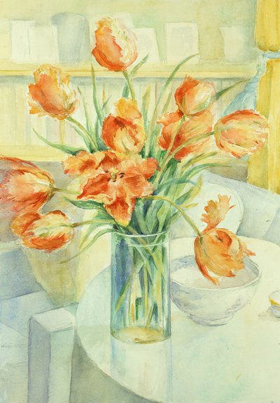 Künstlertulpen im Wohnzimmer von Karen Armitage