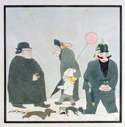 Bayerischer Karneval von Karl Arnold