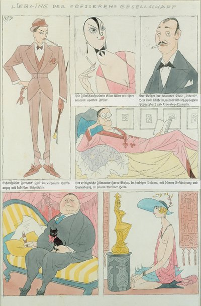 Der Liebling der Gesellschaft von Karl Arnold
