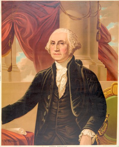 George Washington / A. Weidenbach. C1876. von Karl Augustus Weidenbach
