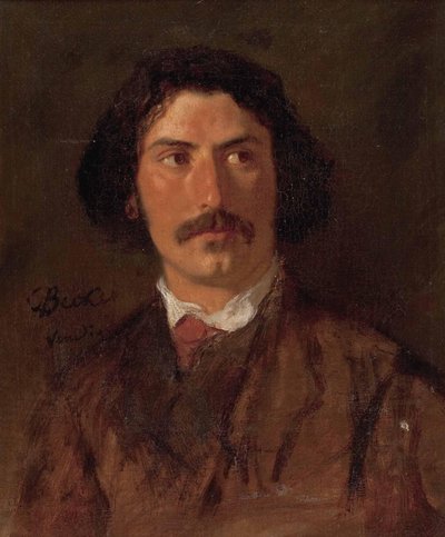 Porträt eines Mannes von Karl Becker