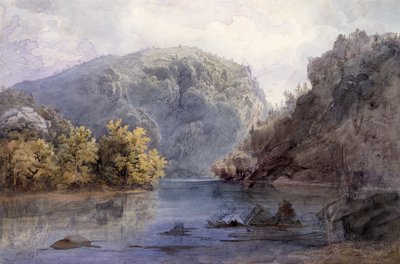 Delaware Water Gap von Karl Bodmer