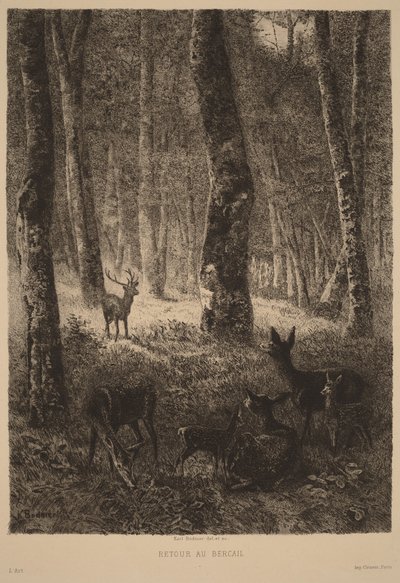 Rückkehr zum Schafstall von Karl Bodmer