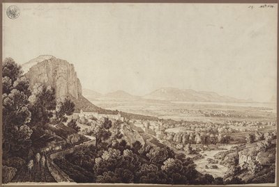 Ansicht des Tals von Partinico in Sizilien von Karl Friedrich Schinkel