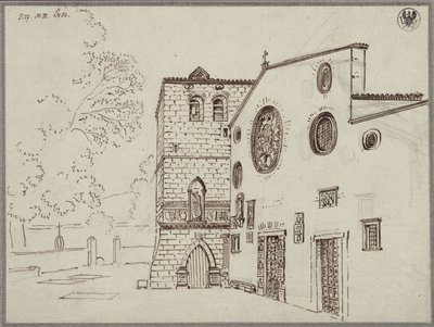 Die Kathedrale San Giusto in Triest von Karl Friedrich Schinkel