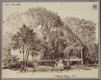 Mühle bei Popetz in Krain von Karl Friedrich Schinkel