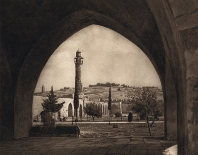 Jerusalem, Blick auf den Ölberg vom Tempelplatz von Karl Grober