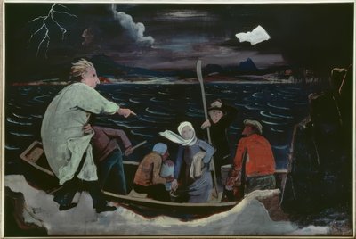 Die Landung von Karl Hofer