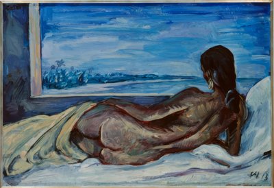 Liegender weiblicher Akt von Karl Hofer