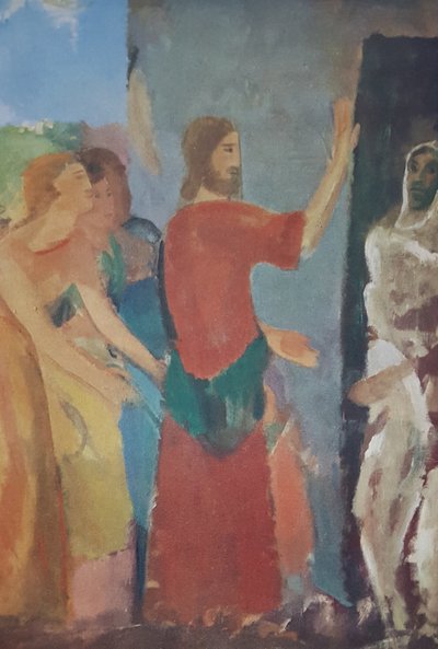 Jesus erweckt Lazarus von Karl Isakson