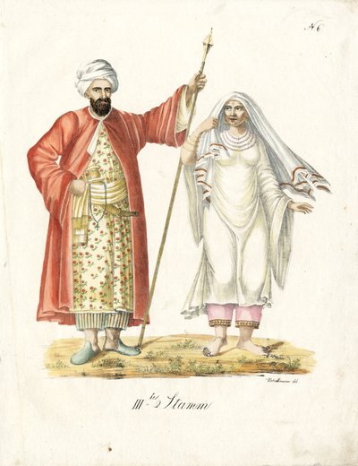 Arabisches Paar von Karl Joseph Brodtmann