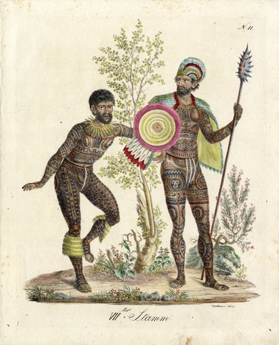 Krieger des VIII. Stammes von Karl Joseph Brodtmann
