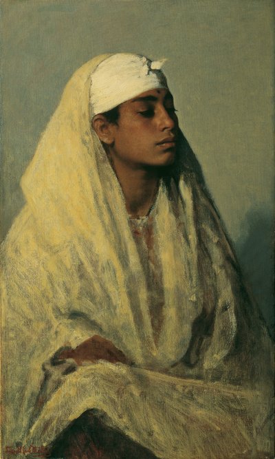 Ein Sphinxgesicht von heute, ca. 1875-80 von Karl Muller