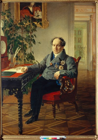 Porträt des Prinzen Alexander Nikolayevich Golitsyn (1773-1844) von Karl Pavlovich Bryullov