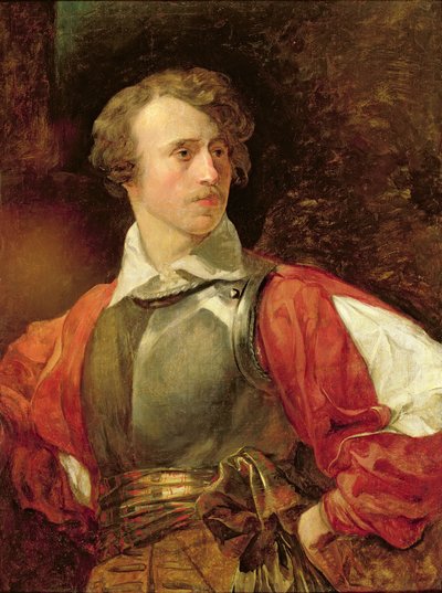 Porträt von Vladimir Samoylov als Hamlet von Karl Pavlovich Bryullov