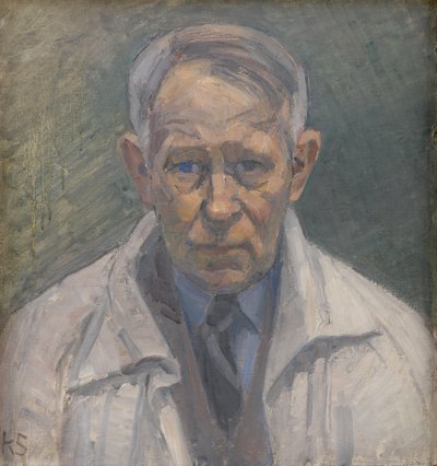 Selbstporträt von Karl Schou