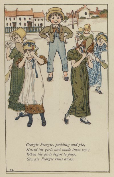 Georgie Peorgie, Pudding und Kuchen von Kate (after) Greenaway