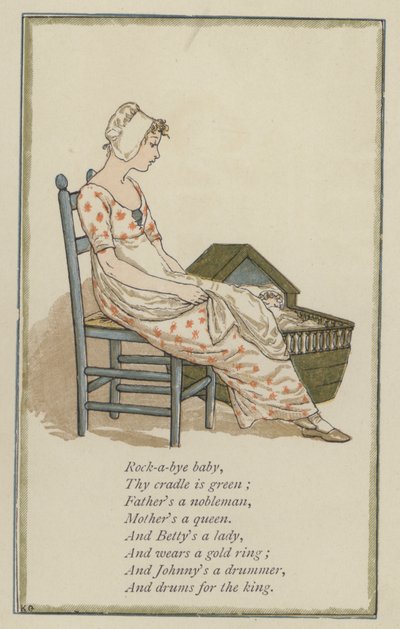 Schlaf, Kindlein, schlaf von Kate (after) Greenaway