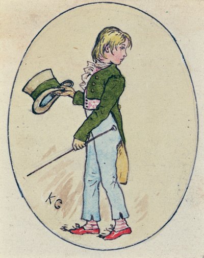 Illustration für den Valentinstag, 1914 von Kate Greenaway