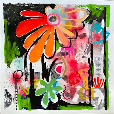 Rebellische Blüte, 2025 von Kathy Dunaway