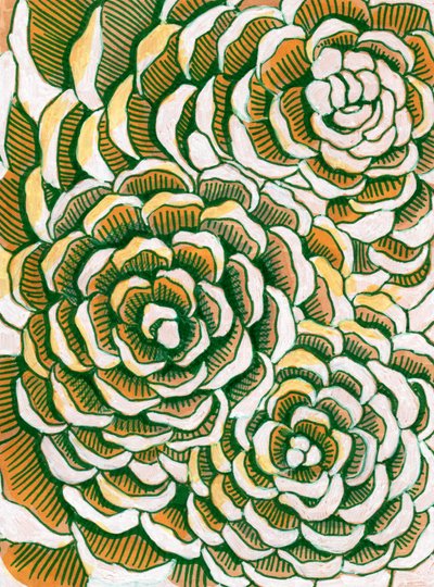 Erdige Blumen Schichten von Katie O'Shea