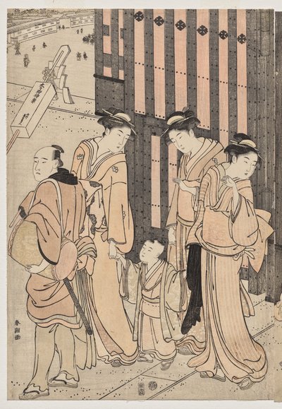 Tausend Herbste, zehntausend Jahre auf der Tokiwa-Brücke von Katsukawa Shuncho