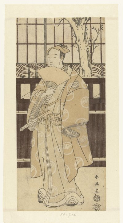 Schauspieler Sawamura Sojuro III als Oboshi Yuranosuke von Katsukawa Shunei