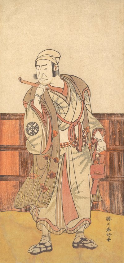 Der erste Nakamura Nakazo in der Rolle von Shimada no Hachizo, April 1783 von Katsukawa Shunko