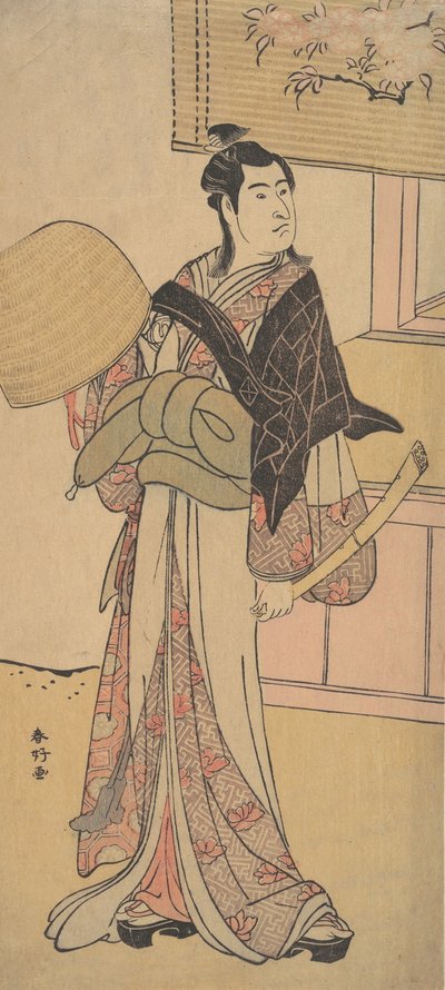 Der dritte Sawamura Sojuro in der Rolle von Shirai Gonpachi von Katsukawa Shunko